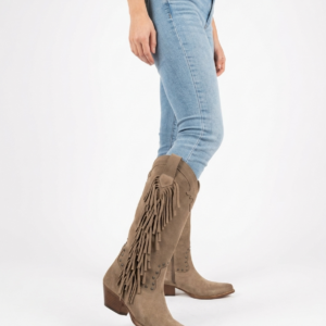 Texano country-chic Vera pelle scamosciata