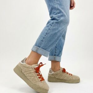 Sneakers Teddy- inserto glitter